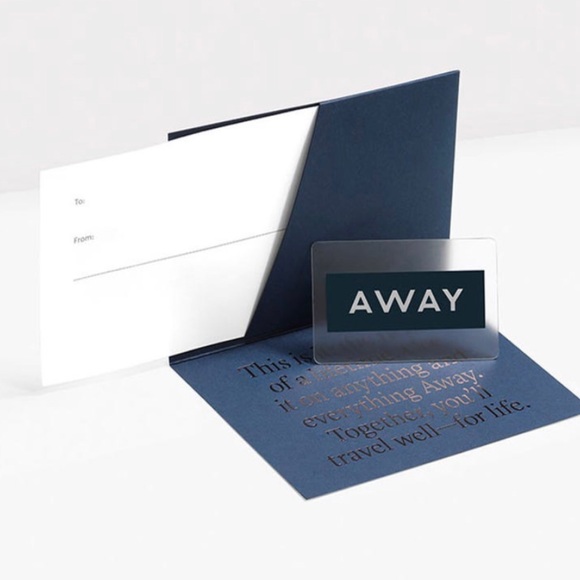 Other | Away Luggage Gift Card | Poshmark